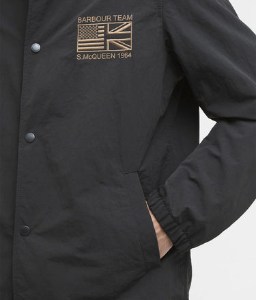 BARBOUR INTERNATIONAL STEVE McQUEEN COACH VESTE CASUAL MCA1101-BK11 NOIR - Shoelosophy