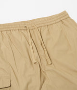 UNIVERSAL WORKS PARACHUTE SHORT 34148 RECYCLED POLY TECH SAND - Shoelosophy