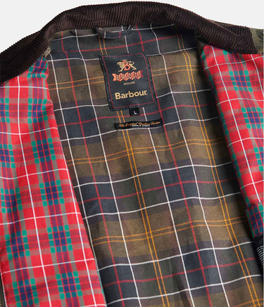 BARBOUR X BARACUTA PORTON WAX JACKET BRCPS1009-634 OLIVE - Shoelosophy