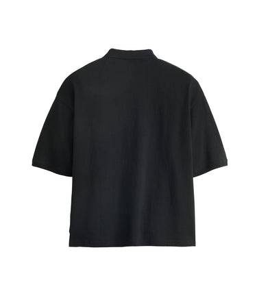 LEVI'S BLUE TAB CROPPED POLO 004TK-0001 JET BLACK