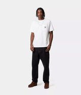 CARHARTT WIP POCKET T-SHIRT I030434 WHITE - Shoelosophy