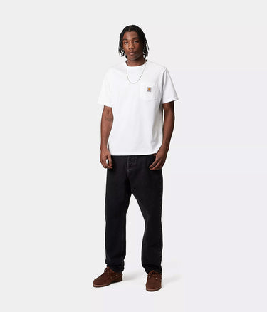 CARHARTT WIP POCKET T-SHIRT I030434 WHITE - Shoelosophy