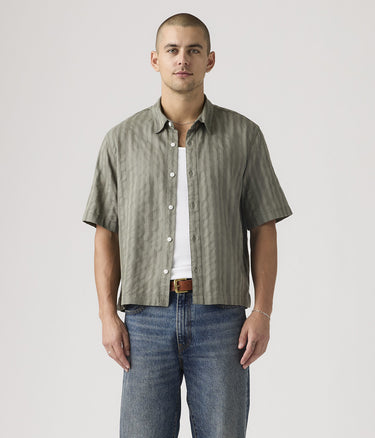 LEVI'S LAMA BOXY CHEMISE 005GH-0002 BASILIC CHAUD - Shoelosophy