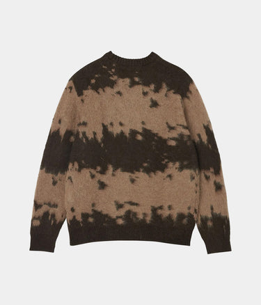 GRAMICCI MOHAIR SPLATTER SWEATER G6FM-J037 TAUPE