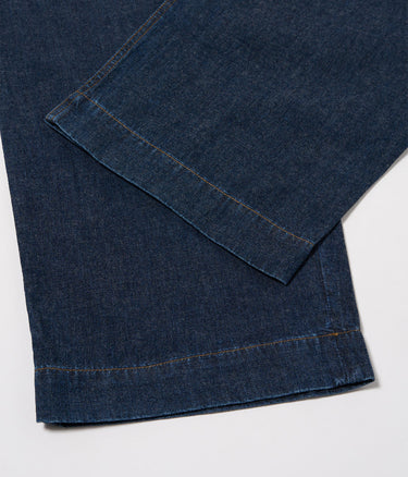 UNIVERSAL WORKS DUKE PANT 34131 KAIHARA LEICHTER DENIM INDIGO - Shoelosophy