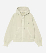 CARHARTT WIP WOMENS HOODED NELSON JACKET I033830 STONE GARMENT DYED - Shoelosophy