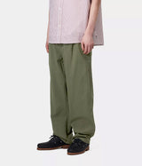 CARHARTT WIP ALBERT PANT I034804 DOLLAR GREEN RINSED - Shoelosophy
