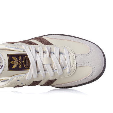 ADIDAS WOMENS SAMBA OG IH3980 CREAM WHITE EARTH STRATA MAROON - Shoelosophy