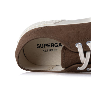 SUPERGA ARTIFACT 2432 WORKS ローカット コットン グリーン ダークオリーブ オフホワイト - Shoelosophy