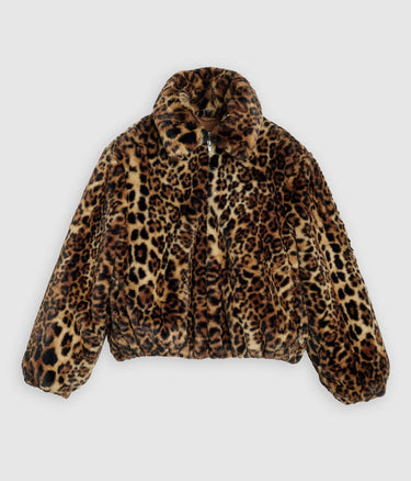 LEVI'S ELLE SHERPA LEOPARD JACKET 0050B-0000 MURIEL FAUX