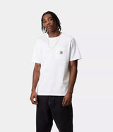 CARHARTT WIP POCKET T-SHIRT I030434 WHITE - Shoelosophy