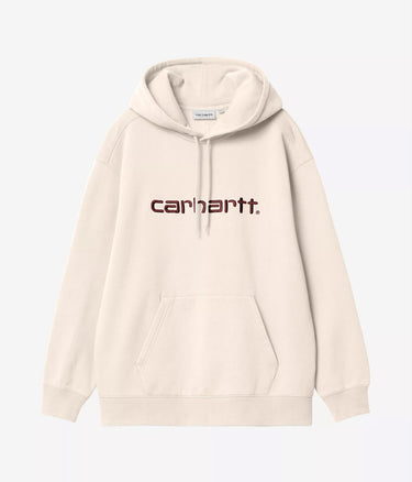 CARHARTT WIP WOMENS HOODED CARHARTT SWEATSHIRT I033648 WAX PALISANDER