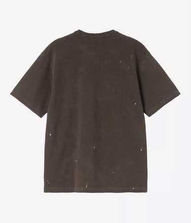 CARHARTT WIP PAINTER T-SHIRT I036853 TOBACCO DESTROY WASH SPLATTER - Shoelosophy