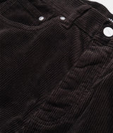 CARHARTT NEWEL PANT I027232 VELOURS CÔTELÉ TABAC RINÇÉ - Shoelosophy