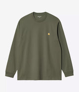CARHARTT WIP CHASE LANGARM T-SHIRT I026392 BLATTGRÜN - Shoelosophy