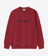 CARHARTT WIP CARHARTT SWEATSHIRT I030546 SCARLET GRAPHITE - Shoelosophy