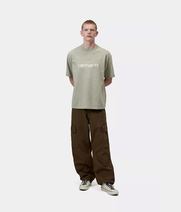 CARHARTT WIP PAINTER T-SHIRT I036853 SHADY GREEN DESTROY WASH SPLATTER - Shoelosophy