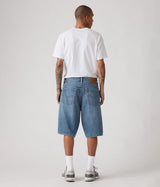 LEVI'S 478 BAGGY SHORTS 001JM-0000 BLUE STONE WASHED JORTS UOMO - Shoelosophy