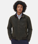 BARBOUR X BARACUTA PORTON WAX JACKET BRCPS1009-634 OLIVE - Shoelosophy