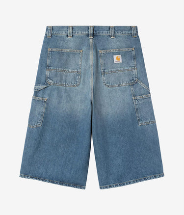 CARHARTT WIP OG DOUBLE KNEE LONG SHORT I037493 BLUE OLD USED WASHED