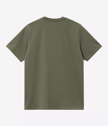 CARHARTT WIP CHASE T-SHIRT I026391 LEAF GREEN - Shoelosophy