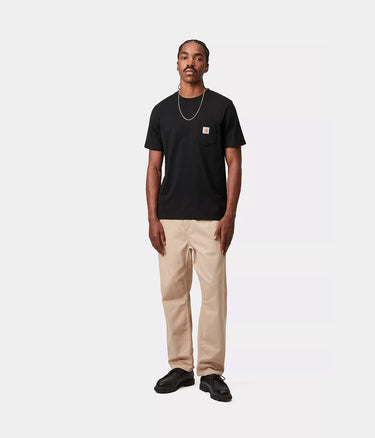 CARHARTT WIP POCKET T-SHIRT I030434 BLACK - Shoelosophy