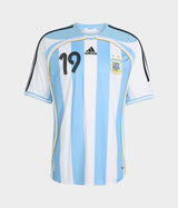 ADIDAS AFA ARGENTINA 2006 MESSI HOME JERSEY JN3708 WHITE - Shoelosophy