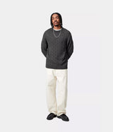 CARHARTT WIP CARTER SWEATER I035179 SCHWARZ STÜCKGEFÄRBT - Shoelosophy