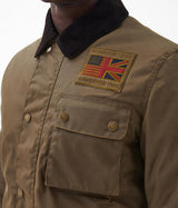 BARBOUR INTERNATIONAL STEVE McQUEEN WORKERS WAX JACKET SAND - Shoelosophy