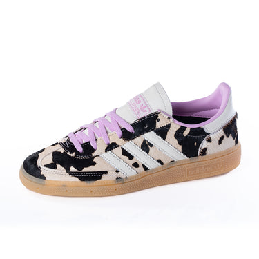 ADIDAS FEMME HANDBALL SPEZIAL KJ0090 COW PRINT BLISS LILAC - Shoelosophy