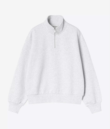 CARHARTT WIP WOMENS CASEY HIGH NECK SWEATSHIRT I037148 ASH HEATHER