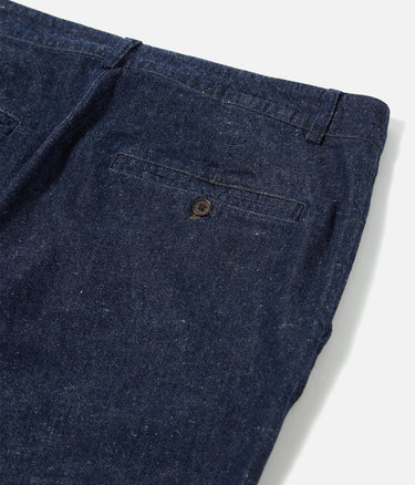 UNIVERSAL WORKS CHINO MILITAIRE 33651 FUTURE DENIM INDIGO - Shoelosophy
