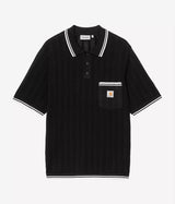 CARHARTT WIP RAMSEY POLO I036168 BLACK - Shoelosophy