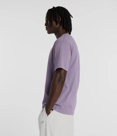 NEW BALANCE CLASSIC TRI LOGO T-SHIRT MT61N1YV CANDID VIOLET - Shoelosophy