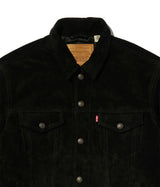 LEVI'S HIGHLAND SWEET 스웨이드 트럭커 재킷 A5828-0001 블랙 - Shoelosophy