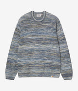 CARHARTT WIP KEENAN SWEATER I036171 GRADIENT DEEP NIGHT - Shoelosophy