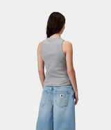 CARHARTT WIP WOMENS PHILIPS A-SHIRT I034624 GREY HEATHER - Shoelosophy