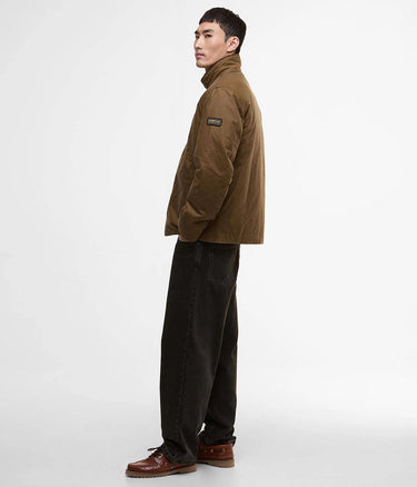 BARBOUR INTERNATIONAL MAYBURN WAX JACKET MWX2504 SN31 SAND - Shoelosophy