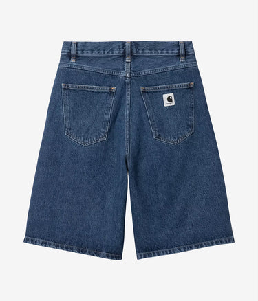 CARHARTT WIP WOMENS BRANDON SHORT I037021 WHITE RINSED