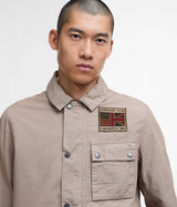 BARBOUR INTERNATIONAL STEVE McQUEEN WORKERS CASUAL MCA0976 BE51 TIMBERWOLF COTTON RIPSTOP - Shoelosophy