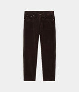 CARHARTT NEWEL PANT I027232 VELOURS CÔTELÉ TABAC RINÇÉ - Shoelosophy