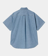 CARHARTT WIP LUCAS CHEMISE I034575 BLEU BLANC - Shoelosophy