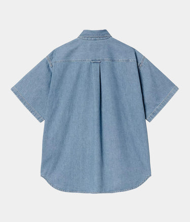 CARHARTT WIP LUCAS CHEMISE I034575 BLEU BLANC - Shoelosophy