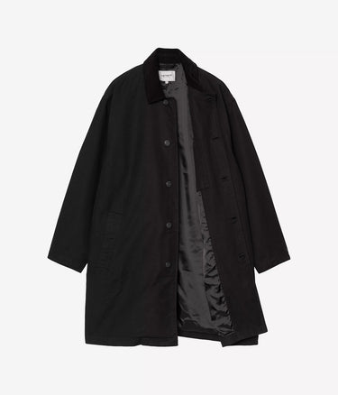 CARHARTT WIP WEBSTER COAT I035618 BLACK RINSED - Shoelosophy