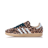 ADIDAS WOMENS SAMBA OG KI6674 MAGIC BEIGE IVORY LEOPARD PRINT - Shoelosophy