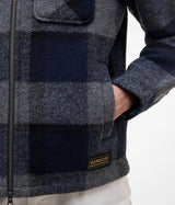 BARBOUR INTERNATIONAL HAILWOOD FLEECE OVERSHIRT MFL0223 NY91 LOWLANDS FLEECE NAVY - Shoelosophy