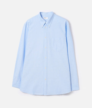 UNIVERSAL WORKS DAYBROOK SHIRT OXFORD SHIRTING 0025 SKY BLUE