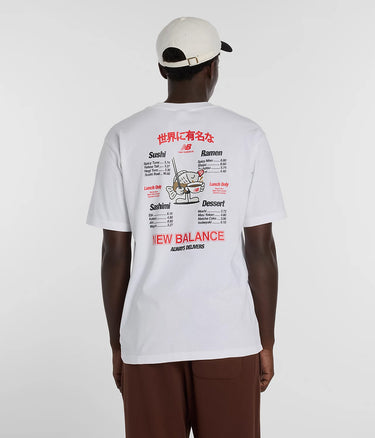 NEW BALANCE RAMEN T-SHIRT MT61H51D WHITE - Shoelosophy
