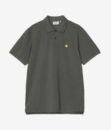 CARHARTT WIP CHASE PIQUE POLO I023807 LEAF GREEN - Shoelosophy