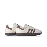 ADIDAS WOMENS SAMBA OG IH3980 CREAM WHITE EARTH STRATA MAROON - Shoelosophy